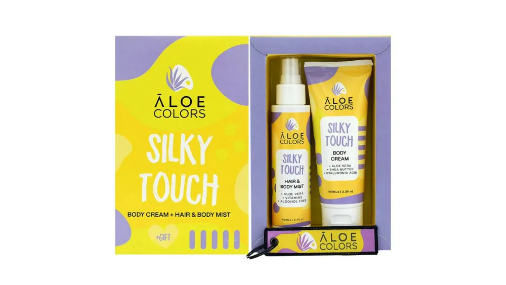 Aloe+ Colors Silky Touch Gift Set Body Cream 100ml & Hair and Body Mist 100ml