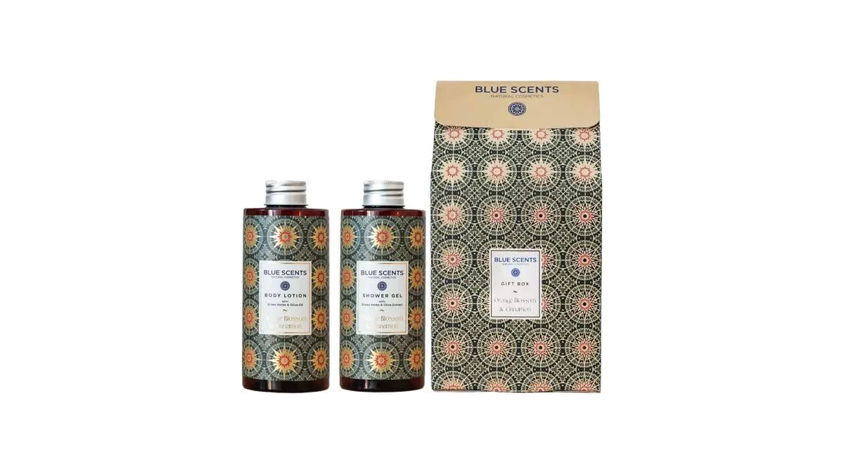 Blue Scents Gift Box Orange Blossom & Cinnamon Set