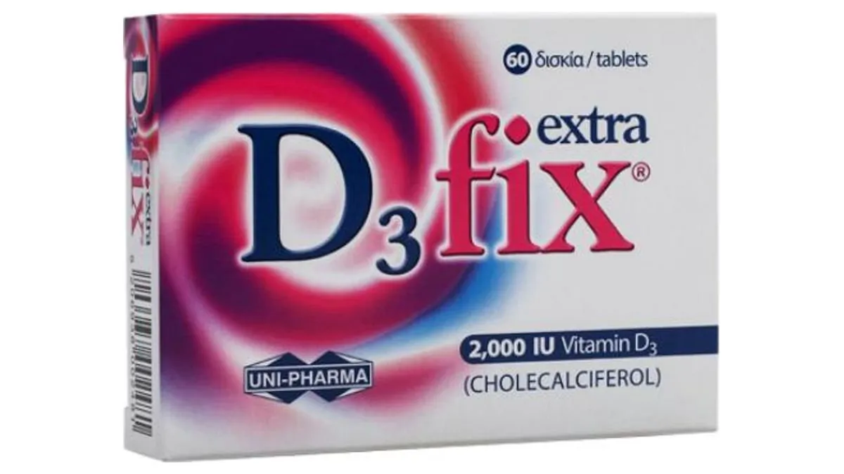 D3 Fix 2000Iu Extra 60 Tabs
