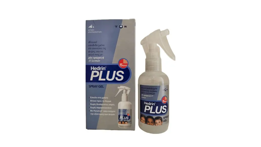 Hedrin PLus Spray Gel Κατά Των Ψειρών 100ml