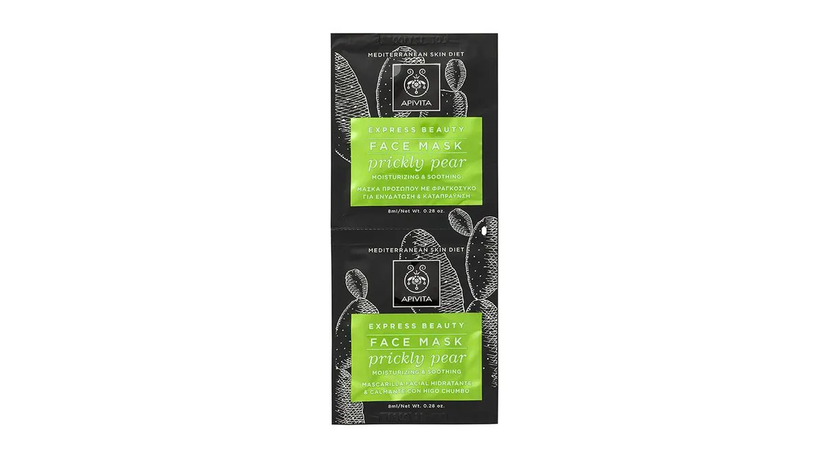 Apivita Μάσκα για Ενυδάτωση και Καταπράυνση με Φραγκόσυκο 2 x 8 ml