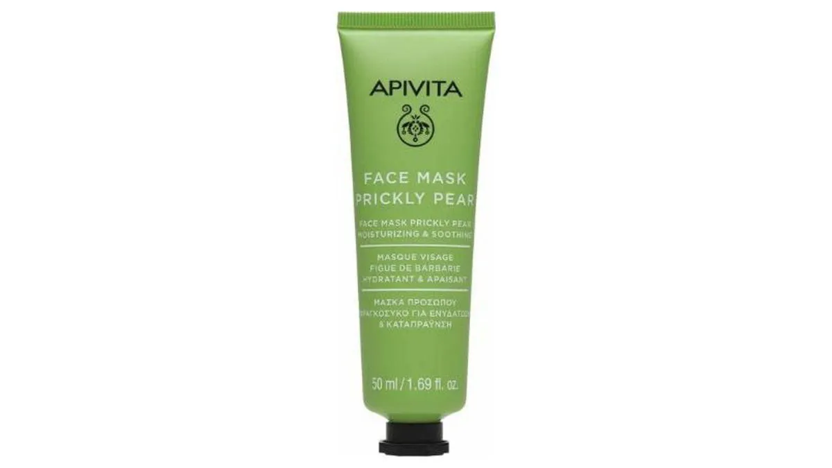 Apivita Face Mask Prickly Pear Ενυδάτωσης & Αναζωογόνησης ( Φραγκόσυκο ) 50ml