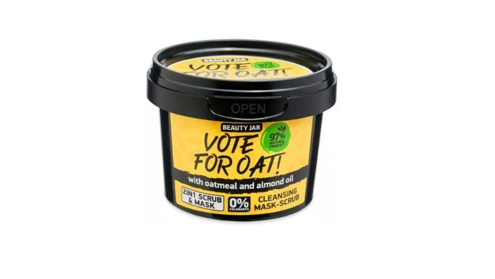 Beauty Jar “Vote For Oat!” Μάσκα/Scrub Προσώπου. 100gr