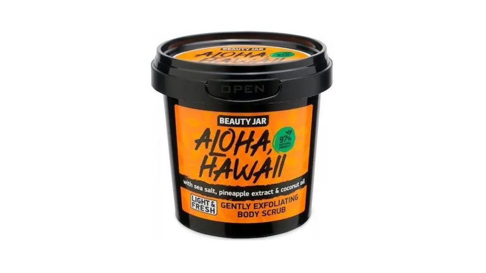 Beauty Jar “Aloha Hawaii” Αναζωογονητικό scrub προσώπου και σώματος