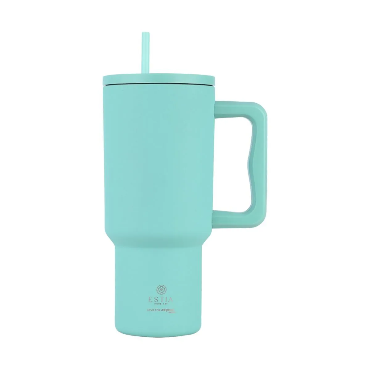 Estia Tumbler XL Straw 900ml Bermuda Green