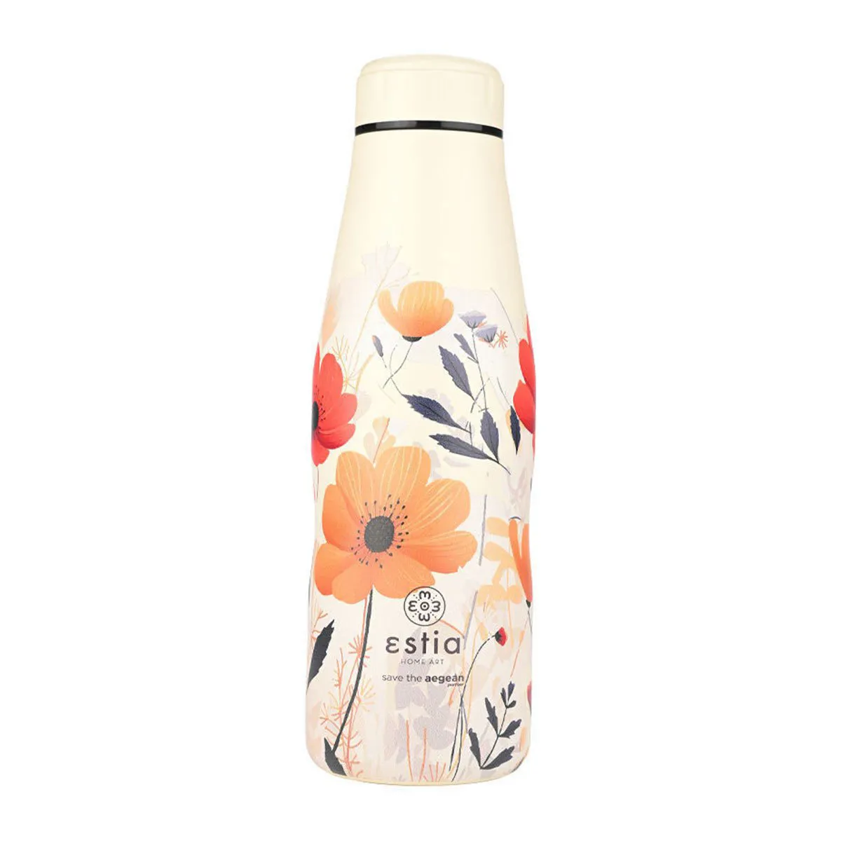 Estia Travel Flask 500ml Summer Reverie Μπουκάλι Θερμός Ανοξείδωτο