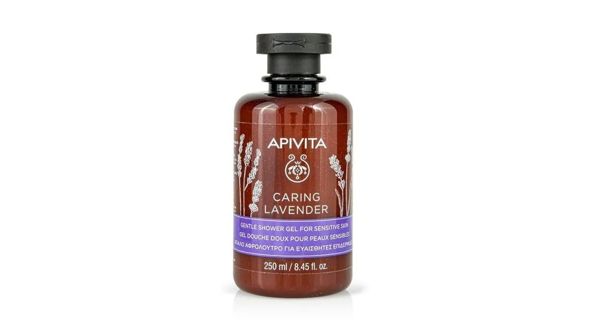 Apivita Caring Lavender Απαλό Αφρόλουτρο για Ευαίσθητες Επιδερμίδες 250 ml