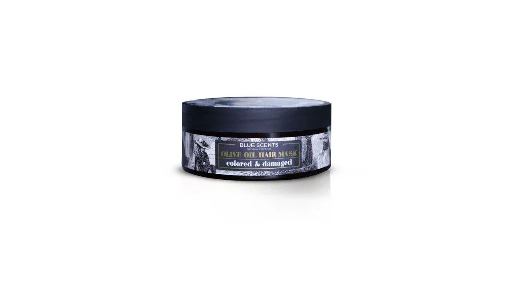 Blue Scents Olive Oil Hair Mask για Βαμμένα και Ταλαιπωρημένα Μαλλιά 210ml