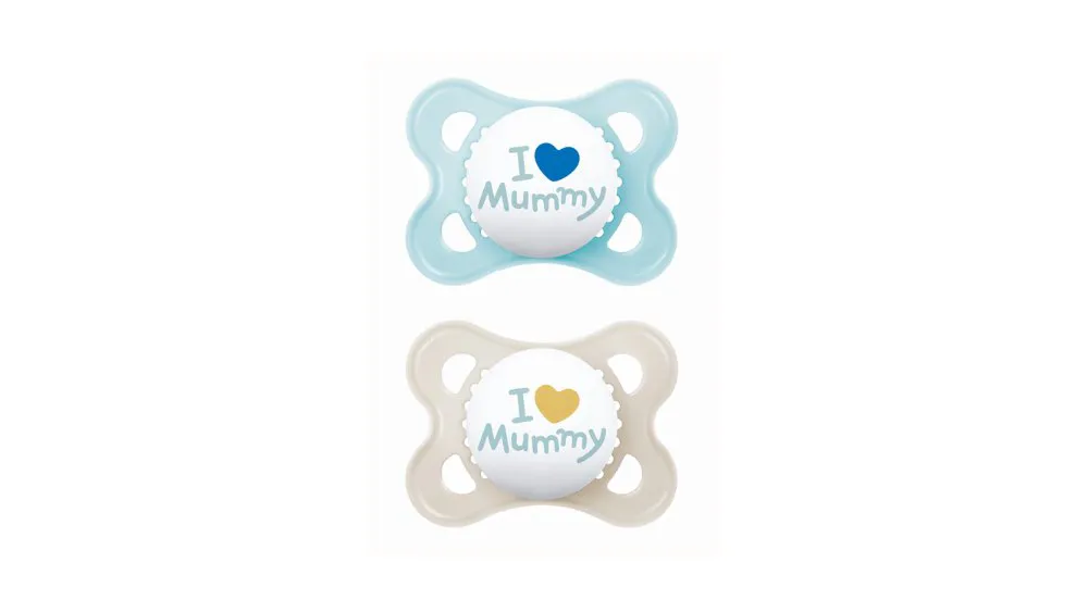 Mam Πιπίλα I Love Mummy 2-6m (σιλικόνη) x2 Boy