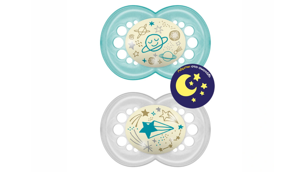 Mam Πιπίλα Original Night 6-16m (σιλικόνη) x2