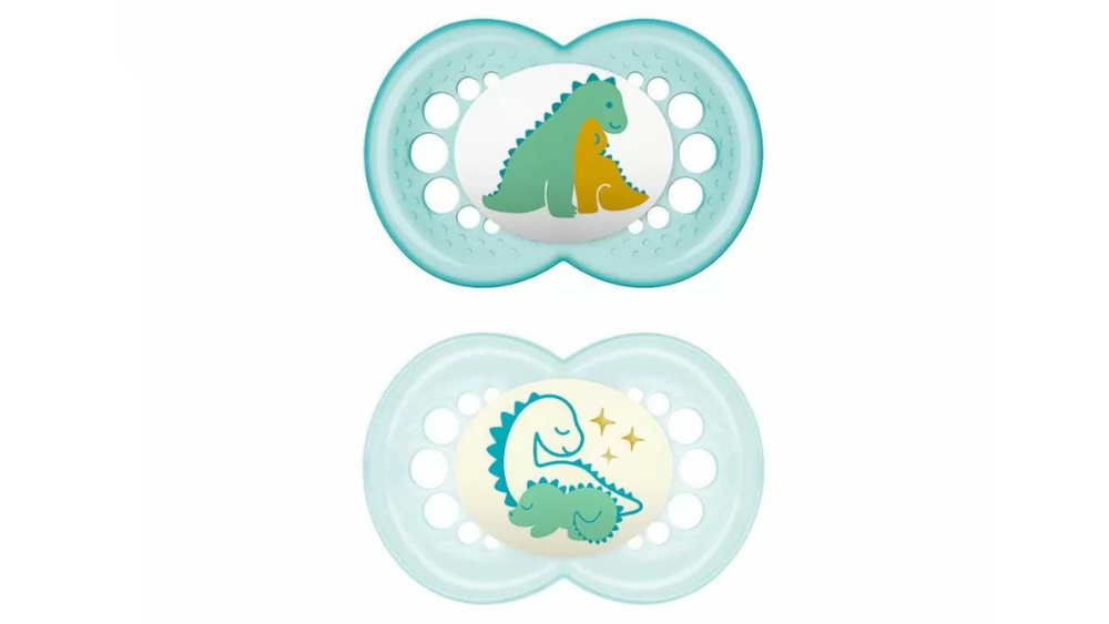 Mam Πιπίλα Day & Night 6-16m (σιλικόνη) x2