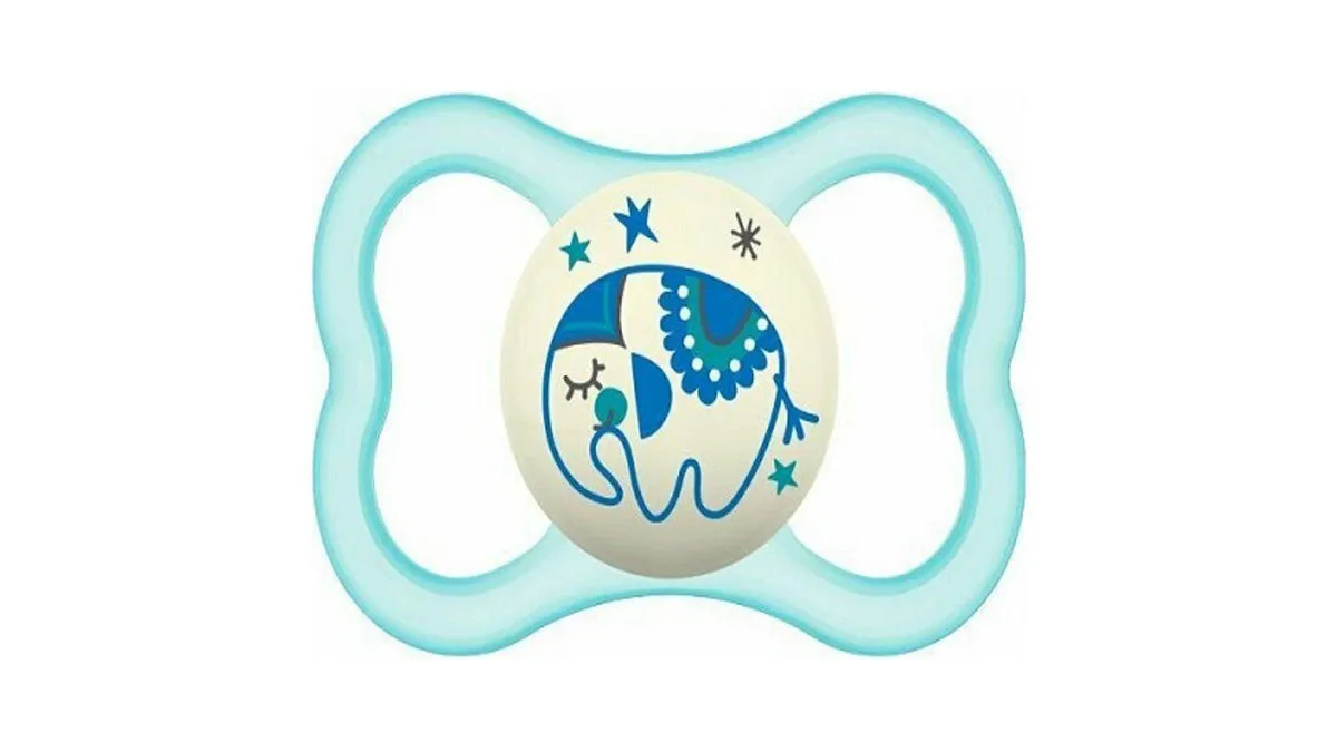 Mam Πιπίλα Air Night 6-16m (σιλικόνη) x2 Boy