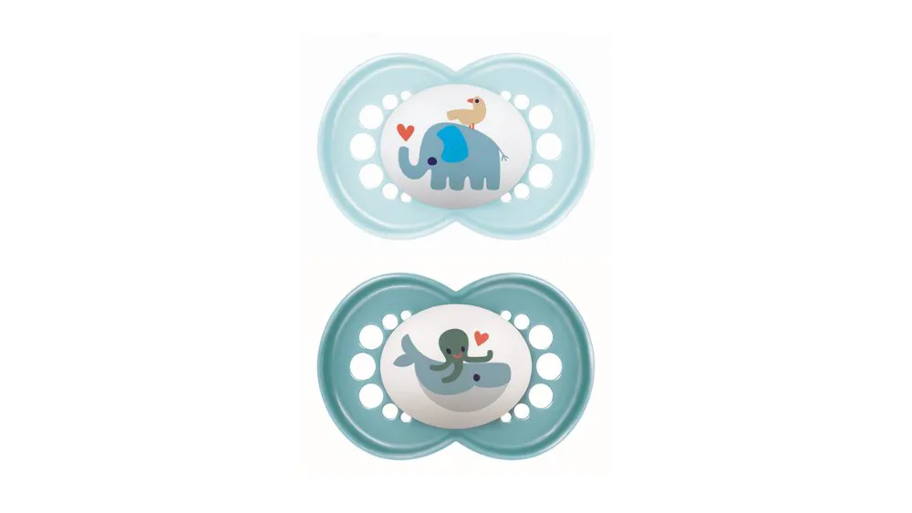 Mam Πιπίλα Original 6-16 (σιλικόνη) x2 Boy