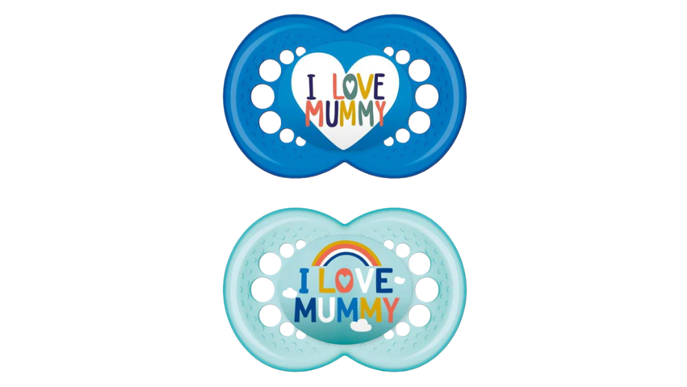 Mam Πιπίλα Ι Love Mummy & Daddy (σιλικόνη) 16m+