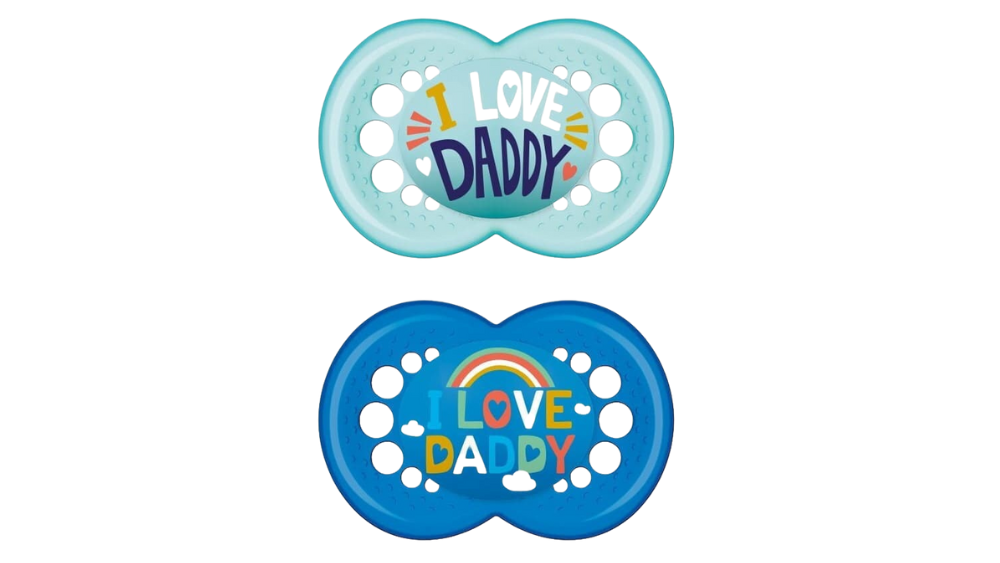 Mam Πιπίλα Ι Love Mummy & Daddy (σιλικόνη) 16m+