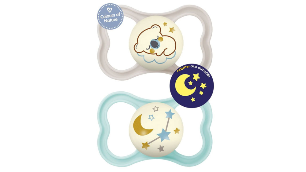 Mam Πιπίλα Air Night 16m+ (σιλικόνη) x2 Unisex