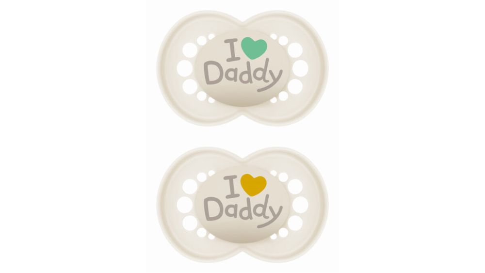 Mam Πιπίλα I Love Daddy 16+m (σιλικόνη) x2 Unisex