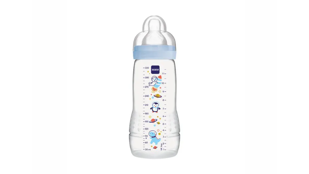 Mam Μπιμπερό Easy Active 330 ml 4+ Μηνών Μπλέ