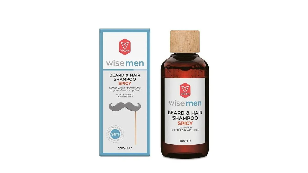 Vican Wise Men Beard&Hair Shampoo Spicy 200ml