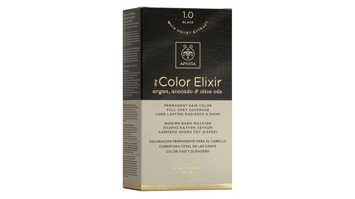 Apivita My Color Elixir N1.0 Φυσικό Μαύρο 50 ml + Γαλάκτωμα Ενεργοποίησης 75 ml