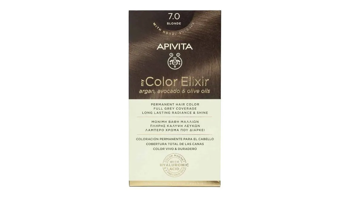 Apivita Βαφή Μαλλιών Μy Color Elixir 7.0 Ξανθο