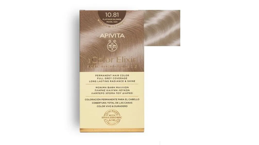 Apivita Hair Color 10.81 Elixir Kit