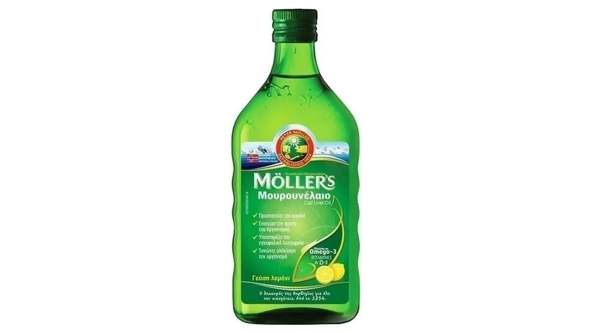 Moller'S Μουρουνέλαιο Lemon 250 ml