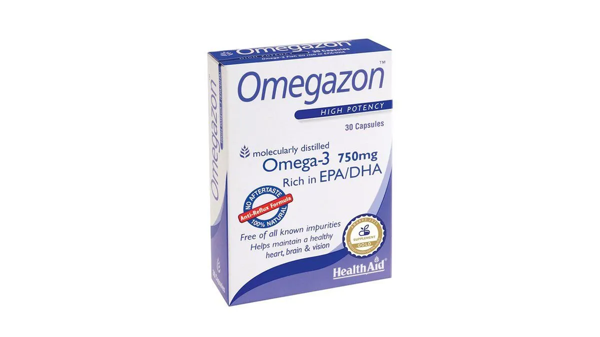 Health Aid Omegazon Omega-3 750mg 30caps