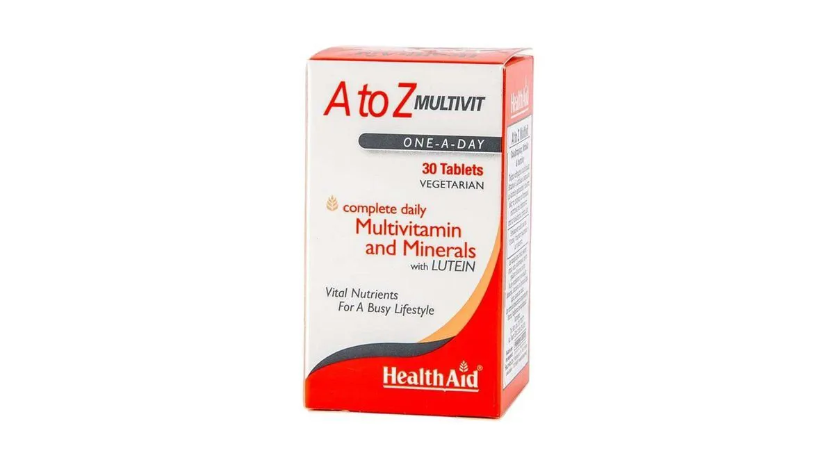 Health Aid A to Z Multivit 30tabs