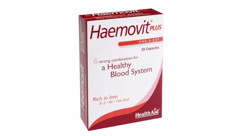 Health Aid Haemovit Plus 30 caps