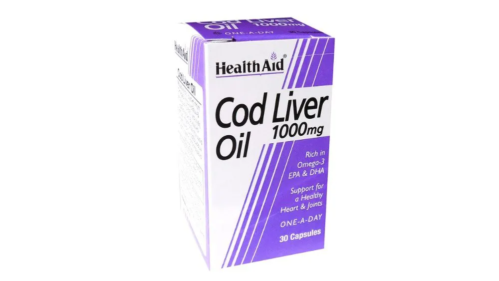 Health Aid Cod Liver Oil 1000mg 30 caps