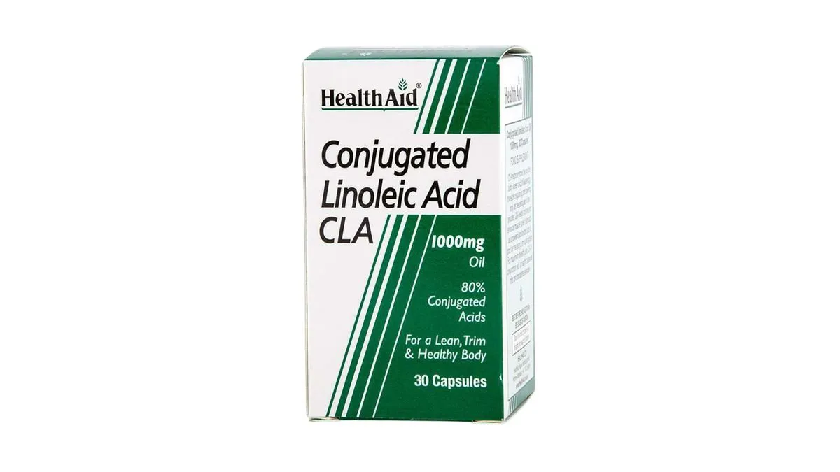 Health Aid CLA Conjugated Linoleic Acid 1000mg 30caps