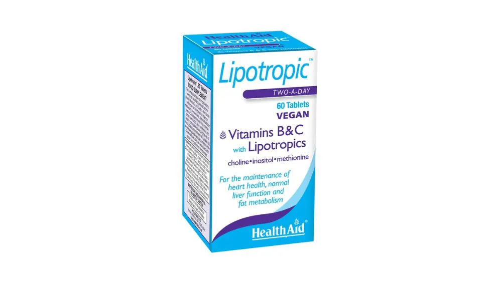 Health Aid Lipotropic Vitamins B & C 60tabs