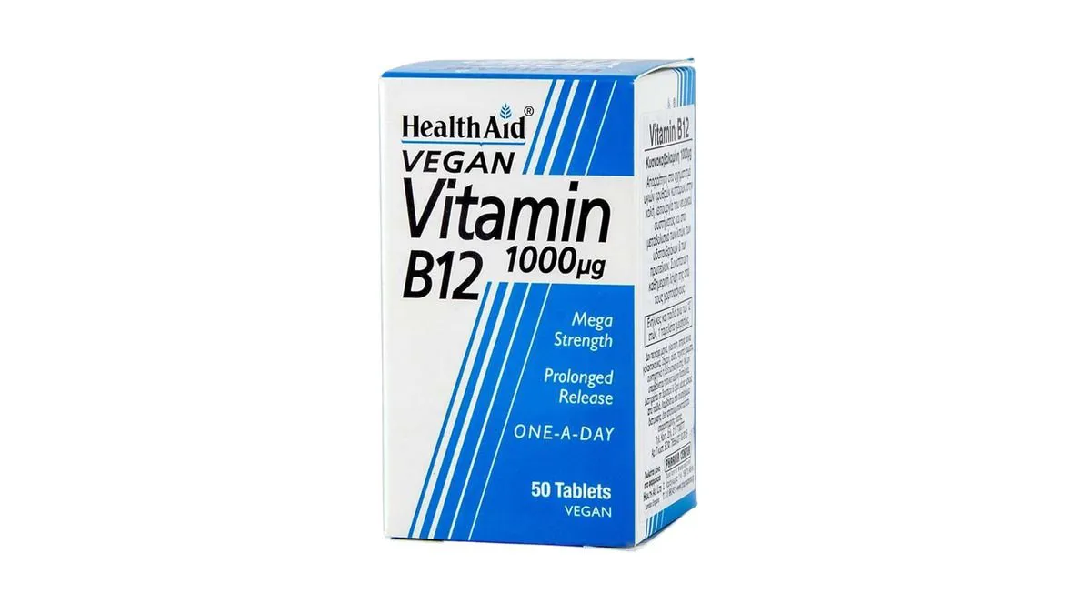 Health Aid Vitamin B12 1000μg 50tabs