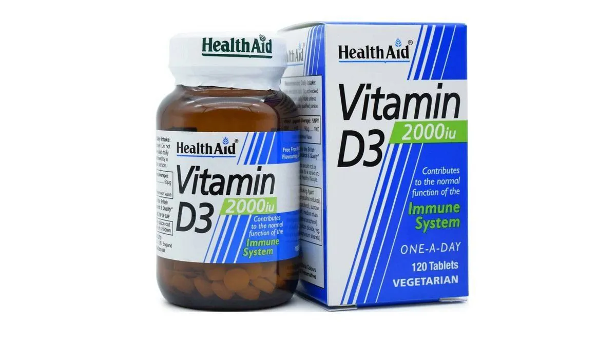 Health Aid Vitamin D3 2000iu 120tabs