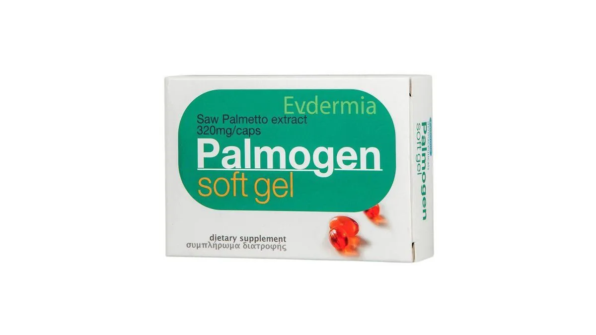 Evdermia Palmogen Soft Gel 320mg 30 caps