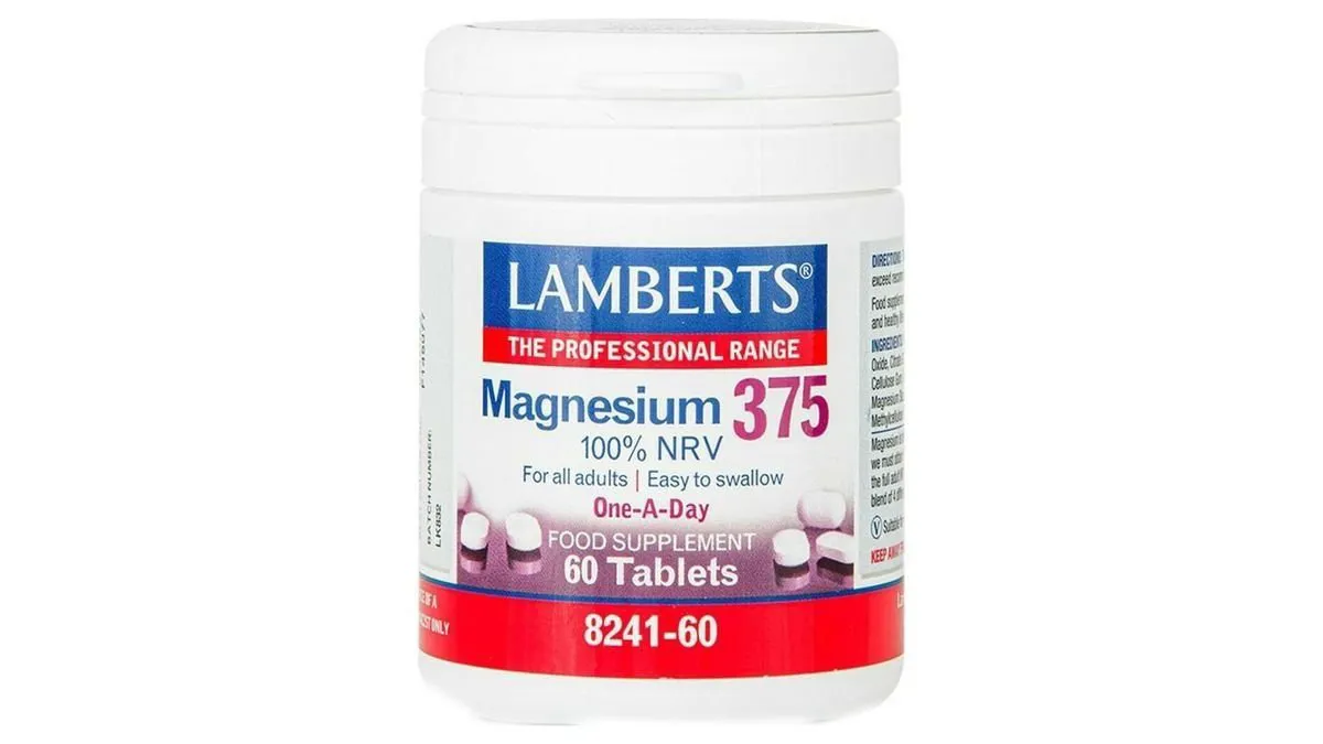 Lamberts Magnesium 375 60tabs