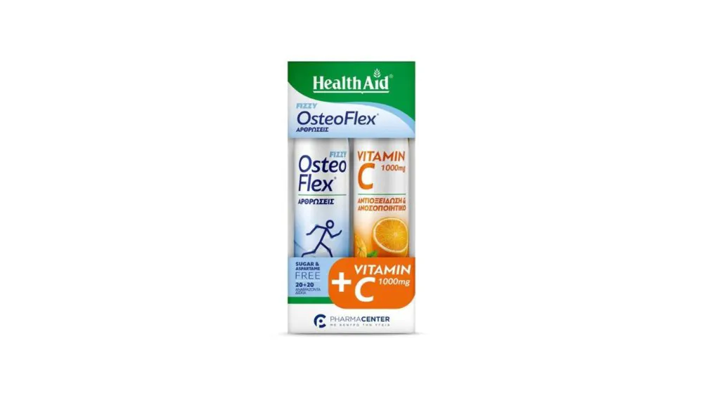 Health Aid Effev. OsteoFlex + Vitamin C 1000mg 1+1 20+20 tabs