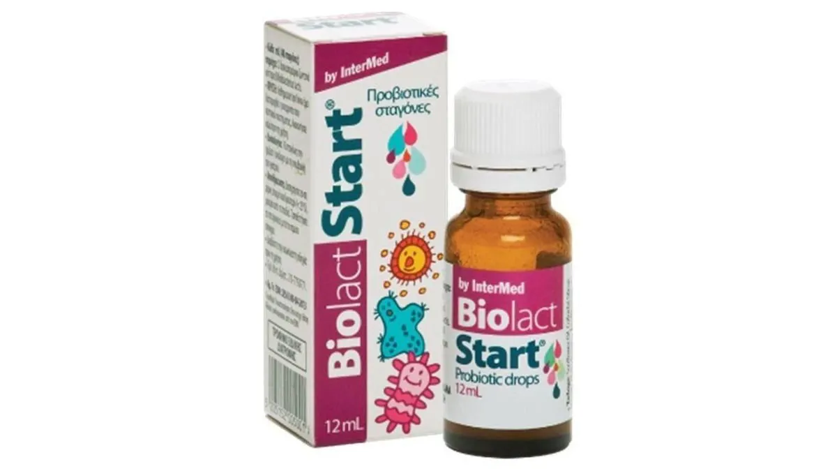 Intermed Biolact Start Probiotic Drops Προβιοτικές Σταγόνες 12ml