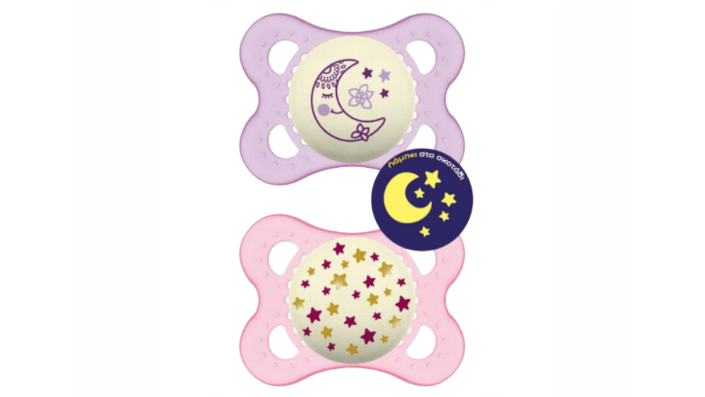 Mam Πιπίλα Original Night 2-6m (σιλικόνη) x2