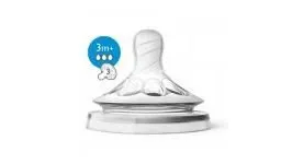 Philips Avent Natural Θηλή 3 Οπών 3m+ 2τμχ