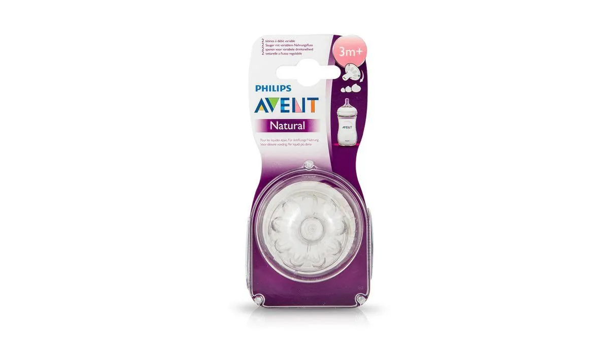 Philips Avent Natural Θηλή Μεταβλητής Ροής 3m+ 2Τμχ