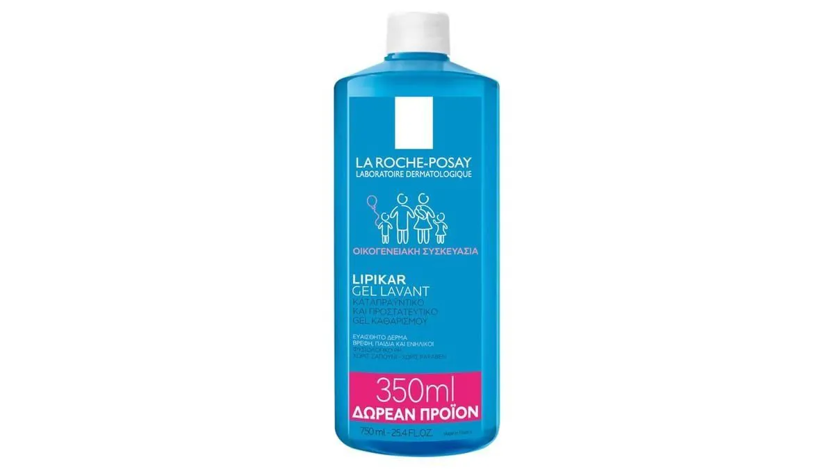 La Roche Posay Lipikar Gel Lavant 750 ml + 300 ml Δώρο