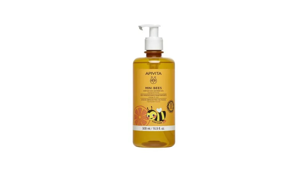 Apivita Mini Bees Gentle Kids Shower Gel με Πορτοκάλι και Μέλι 500ml