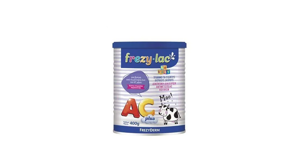 Frezyderm Frezylac AC Plus Βρεφικό Γάλα Αντιμετώπισης Κολικών 0 12m 400gr