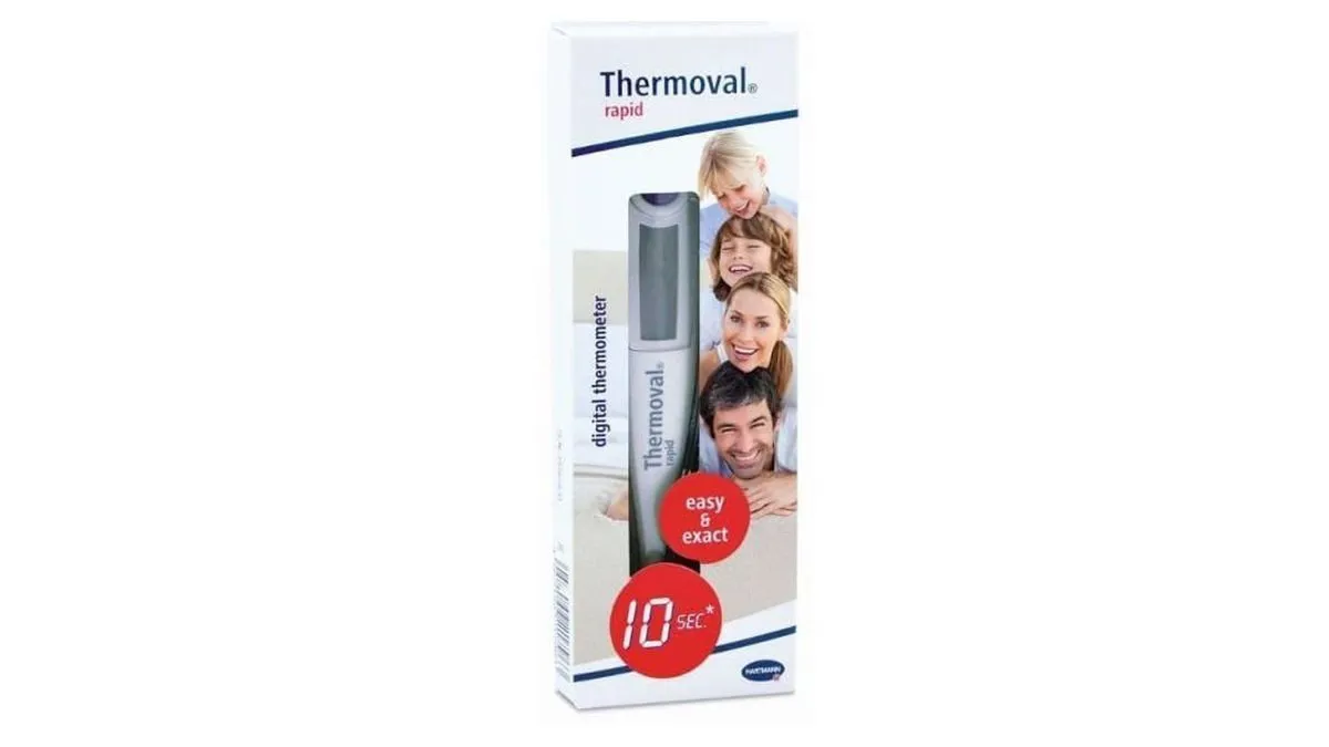 Hartmann Thermoval Rapid Digital Thermometer Ηλεκτρονικό Θερμόμετρο, 1 τμχ