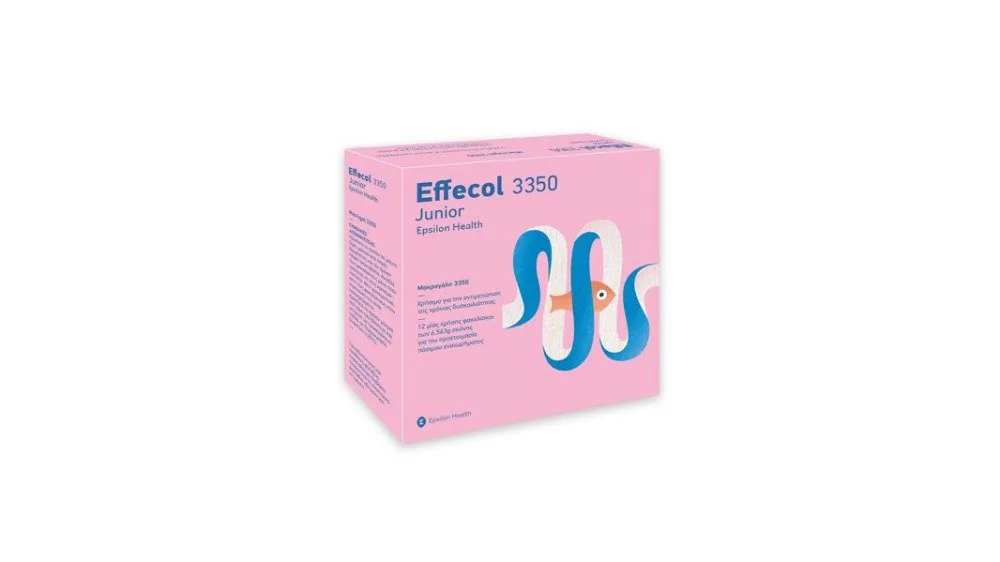 Epsilon Health Effecol 3350 Junior 12 φακελίσκοι των 6.563gr