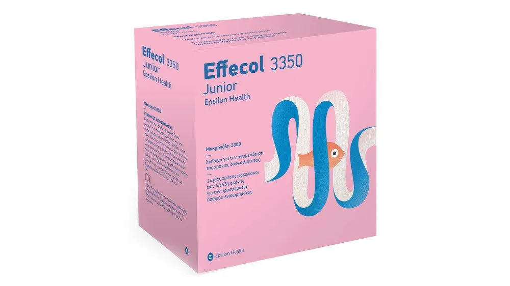 Epsilon Health Effecol 3350 Junior 24 φακελίσκοι των 6.563gr