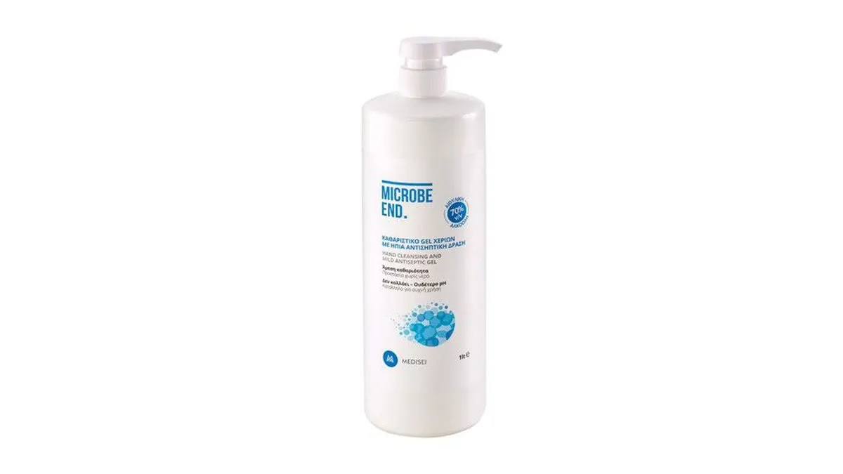 Microbe End  Αντισηπτικό Χεριών Gel 1000ml