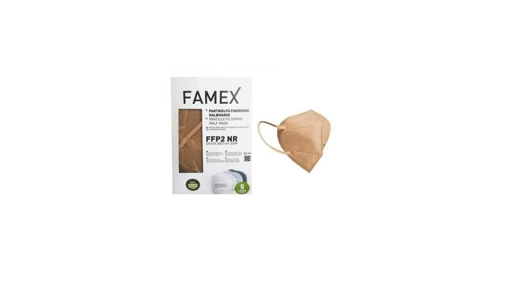Μάσκα KN95 - FFP2 Μπεζ